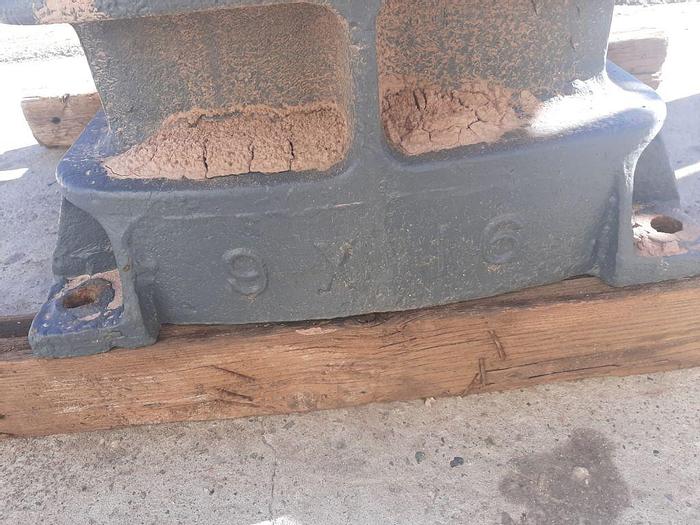 Used Crusher, Jaw, 9" x 16", 15 HP, Wheeling Mold & Foundry #S744361