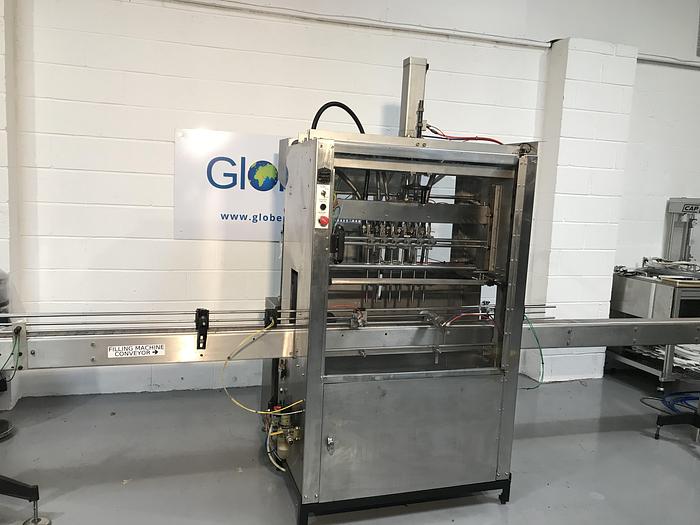 Used Masterfil 6 Head Liquid Filler