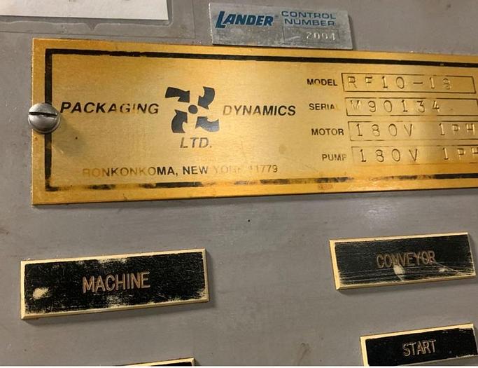 Used Packaging Dynamics 18 spout Pressure Gravity Filler  RF-10-18