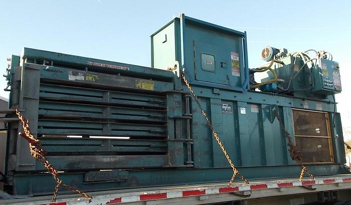 Used MARATHON HORIZONTAL SIDE EJECT BALER MDL SE-503042-720; 20 HP; 7" BORE CYLINDER