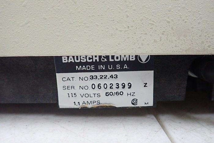 Used Bausch & Lomb 33.22.43 Spectronic 21 Spectrophotometer