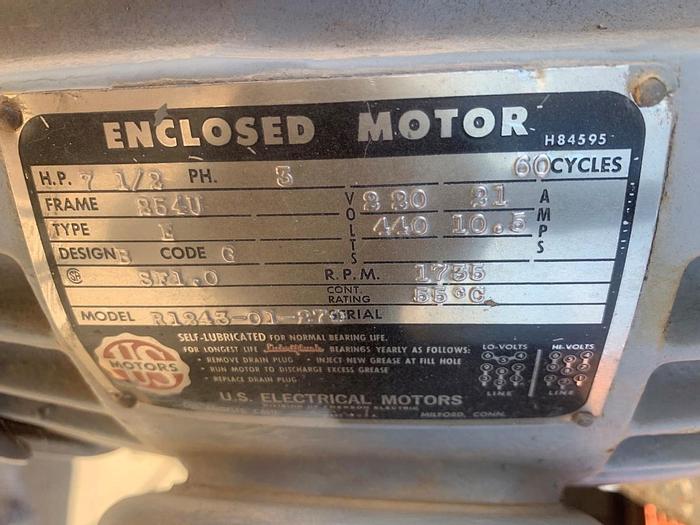 Used Mixer, Dispersion, 7.5 HP, S/st, Myers, With Tank #S742648