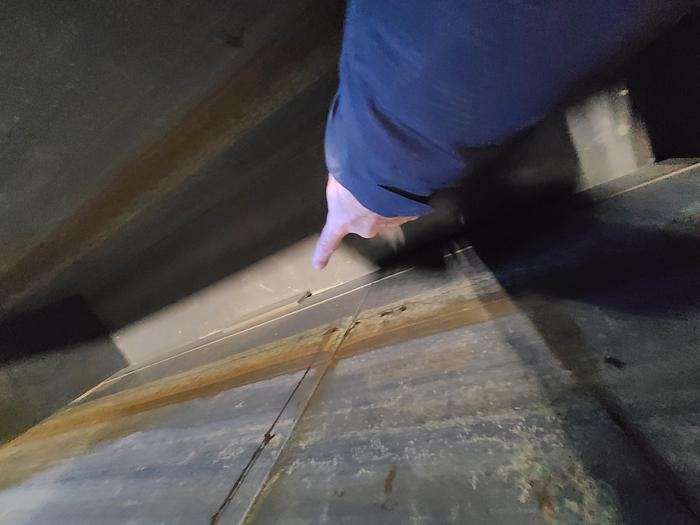 Used Polypro Tank Counter Flow Rinse side and bottom support 70" x 28" x 29" Plating