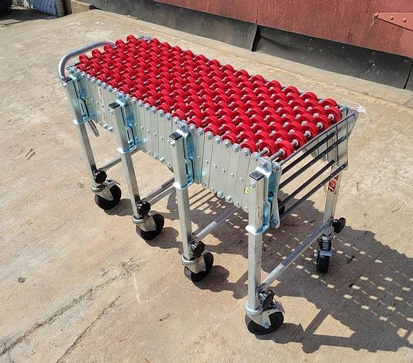 Used Conveyor, Skate Wheel, 14" x 13', Accordion, Nesta Flex B #C744150