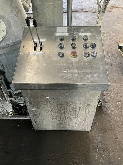 Used 250 LITER MISCHTECHNIK HOFFMAN PLANETARY MIXER WITH DISCHARGE RAM - S/S - JACKETED