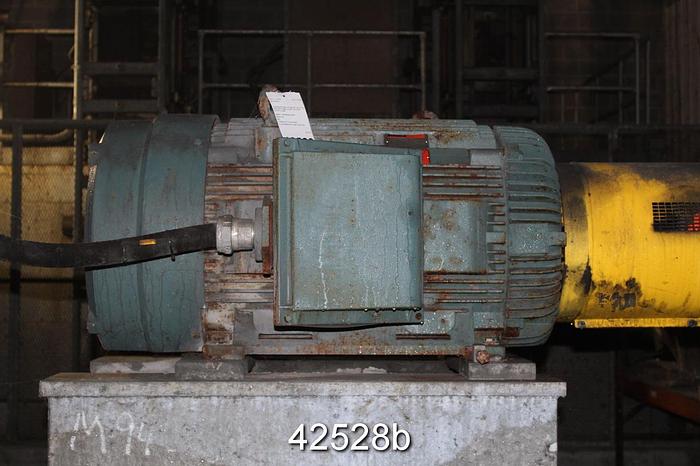 Used Toshiba/Reliance A/C Motor, 150 Hp, 720 Rpm, 449T Frame #42528