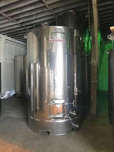 New Stock Letina 1611Gal/6100L Forkliftable Variable Capacity Jacketed Tank