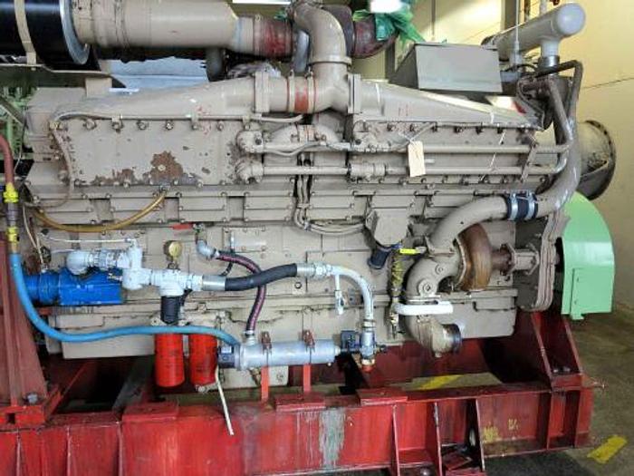 Used 1.00 MW 1998 Cummins KTA50G3 Marine Diesel Generator