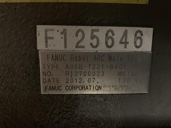 Used LINCOLN ELECTRIC SYSTEM 20 MIG WELDING CELL WITH FANUC ARCMATE 100IC ROBOT AND R30iB CONTROLLER