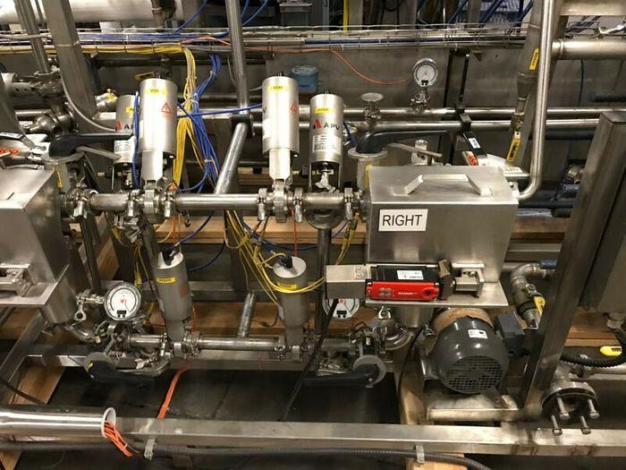 Used Thermal Pasteurizer w/ APV Paraflow SU2 R-14 Heat Exchanger  3-5 Gallon / Min