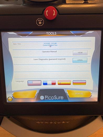 Used Cynosure PicoSure Laser 755 nm~ Tattoo removal ~Wrinkles~ Acne scars ~ lesions