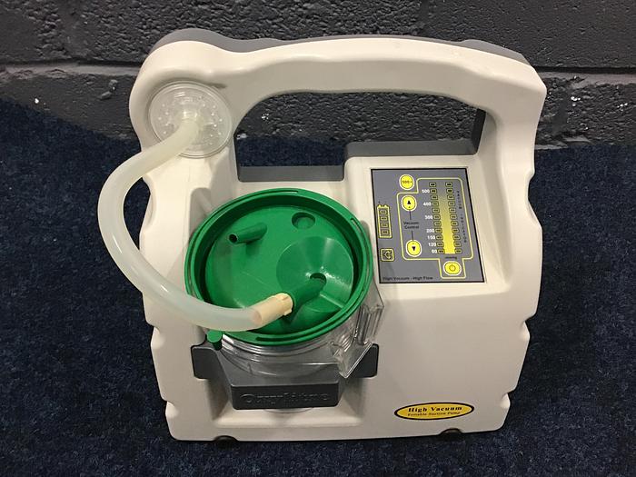 Used Oxylitre Portable Suction with wall mount docking station Petite Elite