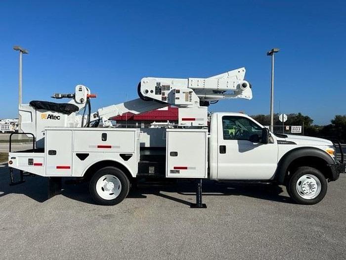 Used C82048 Altec AT45M 45ft Bucket Boom on a 2012 F550 4x4 Utility Truck
