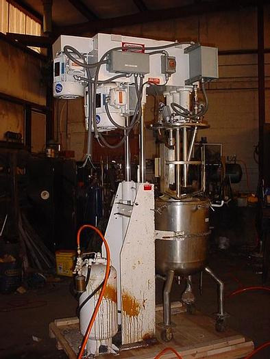 Used 30 GALLON MYERS TRIPLE SHAFT MIXER – 550A-5-5-1559 (#9674)