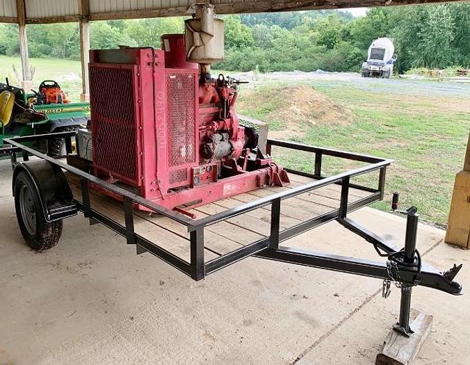 Used Portable 90HP Diesel Cement Transfer Blower