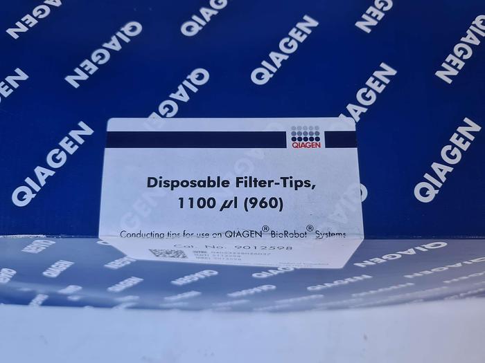 Used Qiagen Disposable Filter-Tips 1100ul box of 960