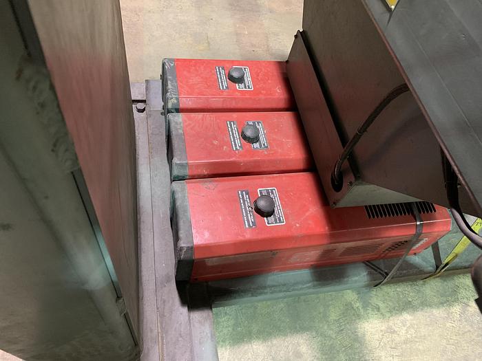 Used TEC WELD ROBOTIC DUAL TRUNION WELDING CELL WITH 2 FANUC ARCMATE 120iB'S