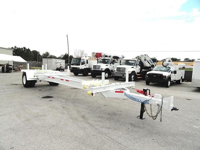 Used Butler 25,000 lb Extendable Utility Pole Trailer - 06135