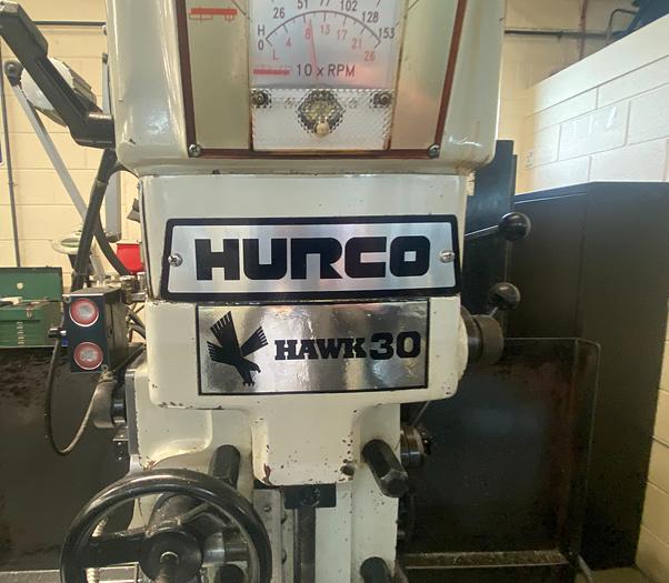 Used 1998 Hurco Hawk 30 SSM 3 Axis CNC Milling Machine