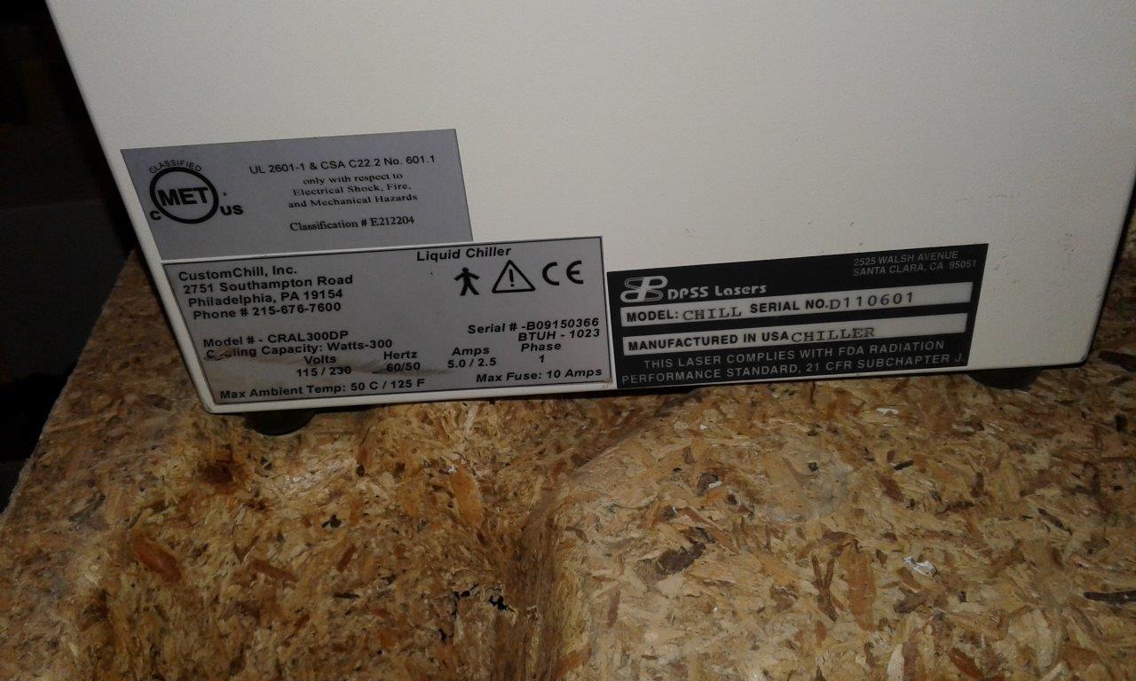 Used AMS Technologies DPSS Laser systems Model 3515-50