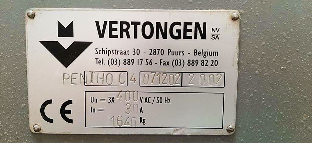 Used Vertongen Pentho C4 - 2002
