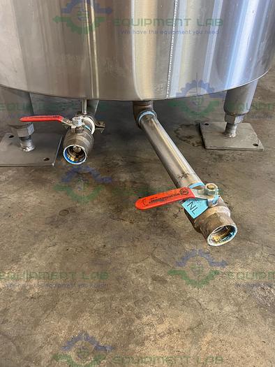 Used AAA Metal Fabrication  290 Gallon Jacketed Glycol Reservoir  Vessel