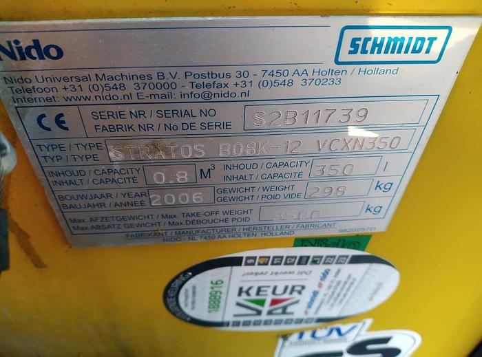 Gebruikt 2006 Nido Stratos B08K-12 VCXN350