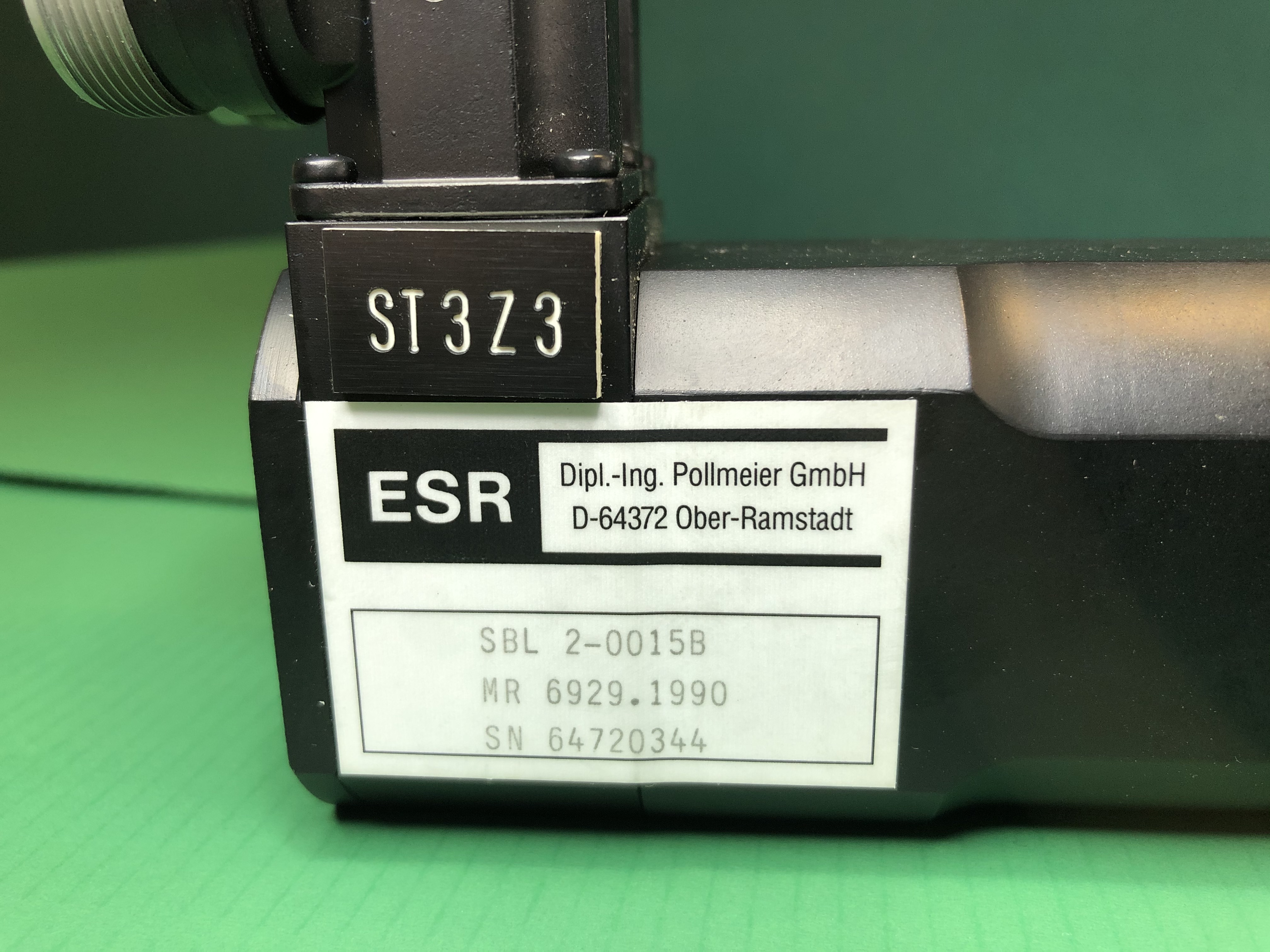 Used ESR Pollmeier SBL2-20015-70-4-125/BRS-B Server Motor