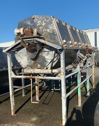 Used AK Robins 4' Diameter x 16' Long Hot Water Rotary Blancher