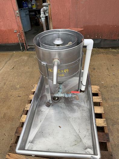 Used Washer, Rice Washer, 50-Pound Bags, S/st, Akimoto #S744464