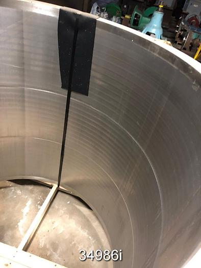 Used Black Clawson 60NP60 Low Pulse Pressure Screen Basket, .012" Slots #34986