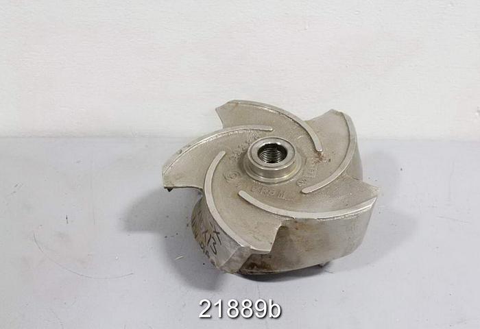 Used Goulds 3196 Impeller, 11.25", 5-Vane, Casting No.: 63335 (For 8x10x13 Pump) #21889