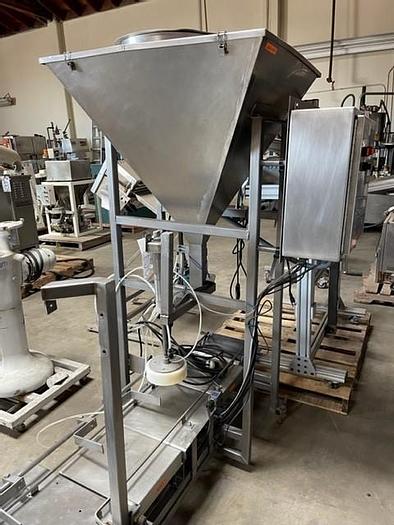 Used Dunkley Pail Filling Station with Fruit Hopper