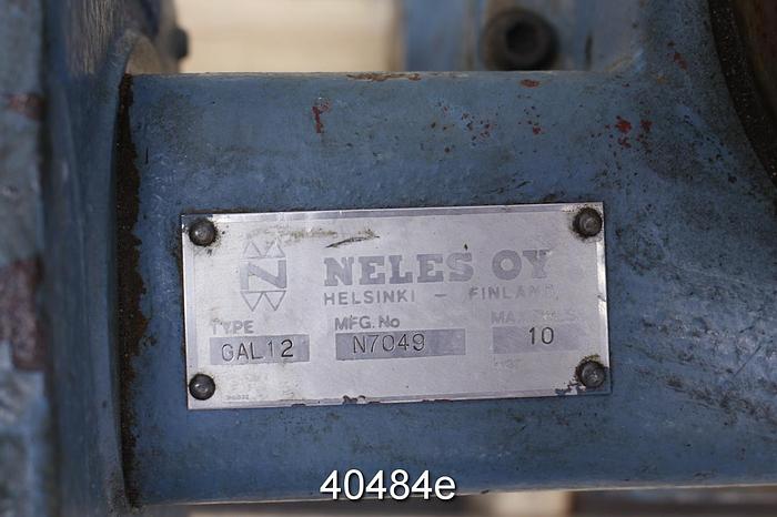 Used Neles GV651 Grinder Control Valve, 2" Port, with Neles GAL12 Gate Actuator #40484