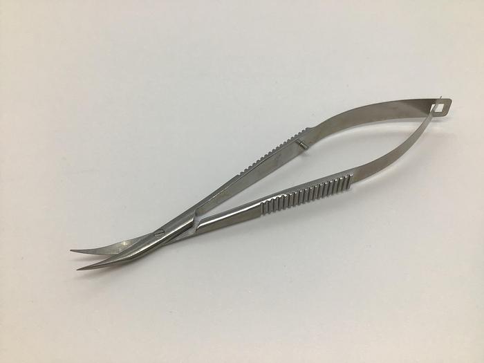 Used Ophthalmic Scissor Tenotomy Westcott Curved with Sharp Tip 115mm