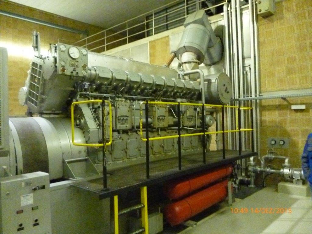 Used DEUTZ BV9M628 / SIEMENS GEN.SET 2200 KVA