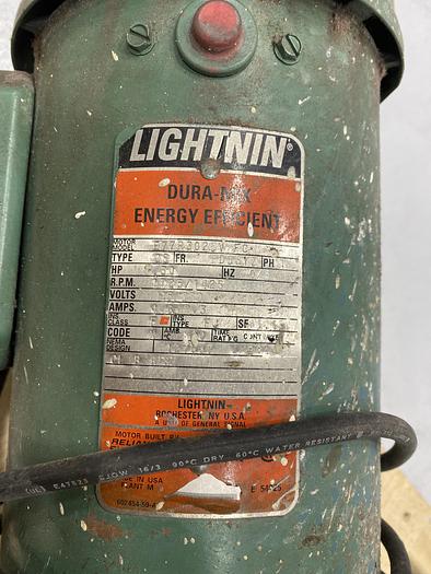 Used Lightnin Double Prop Top Mount Agitator #44412