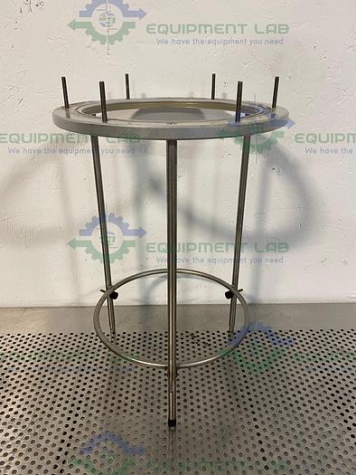 Used Aluminum Frame for Applikon 15 Liter Glass Bioreactor