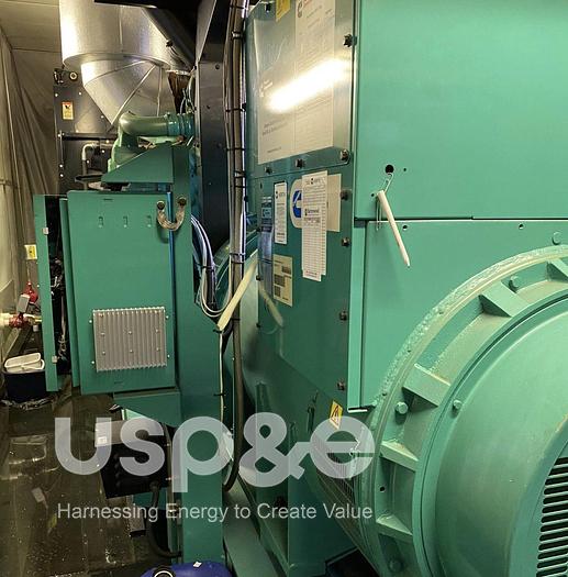 Used 1.6 MW 2006 New Cummins QSK60-G4 Diesel Generator Set