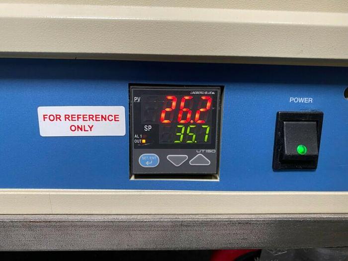 Used Lindberg/Blue M WB1140C-1 100 Liter Waterbath Temp 100°C 240 V w/ Mobile Cart