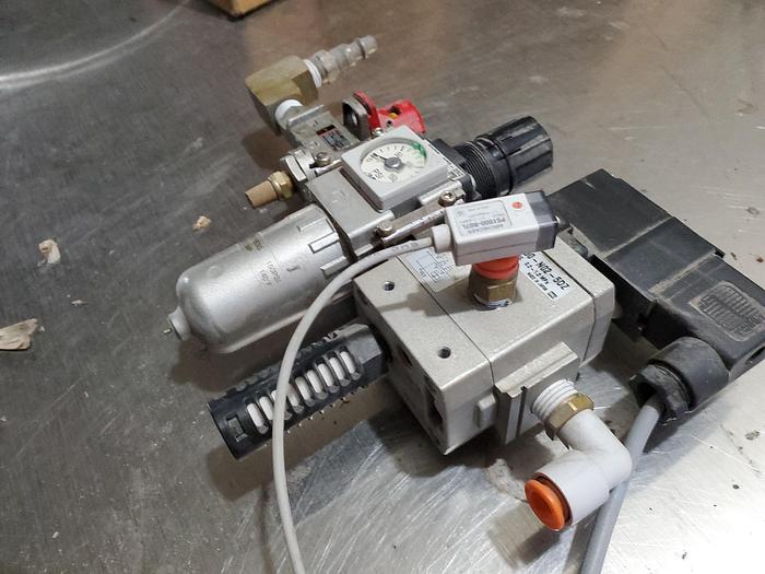 Used SMC AW20-N02-2NZ VHS20-N02-Z & NAV2000-N02-5DZ Solenoid Valve