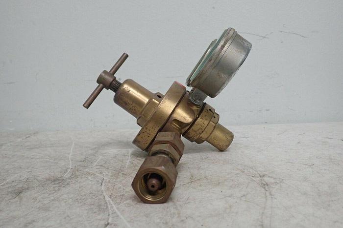 Used Matheson Model 8-320 Dual Gauge Gas Regulator with CGA-320 Fitting