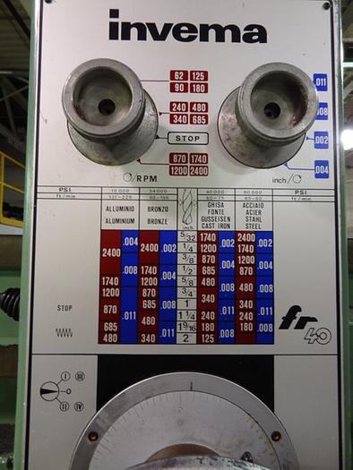 Used INVEMA FR40 RADIAL DRILLING MACHINE