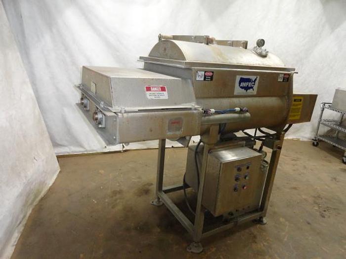 Used AMFEC Hydraulic Vacuum Mixer/Massager; Md#510