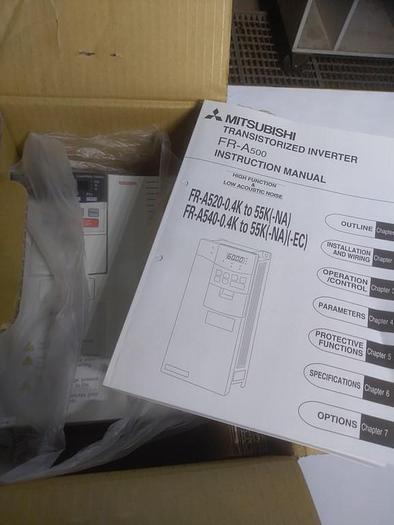 Frequenzumformer A500 FR-A540-5. 5K-EC, Mitsubishi Electric, 5,5/7,5 KW, neu