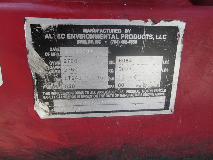 Used 2007 Altec Towable Wood Chipper