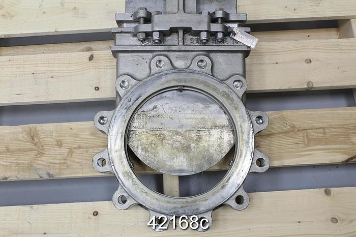 Used Velan Model A 10" Hand Operated Knife Gate Valve #42168