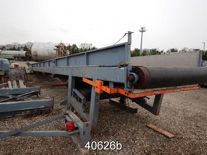 Used Kvaerner Hymac 45' Long 57" Wide Belt Conveyor for Pulper #40626
