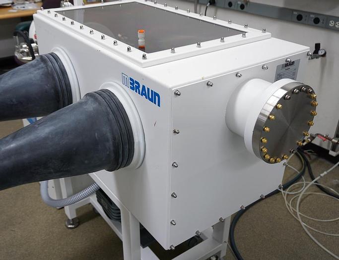 Used 2016 Mbraun Custom glovebox with MB10 gas purifier, oxygen an...