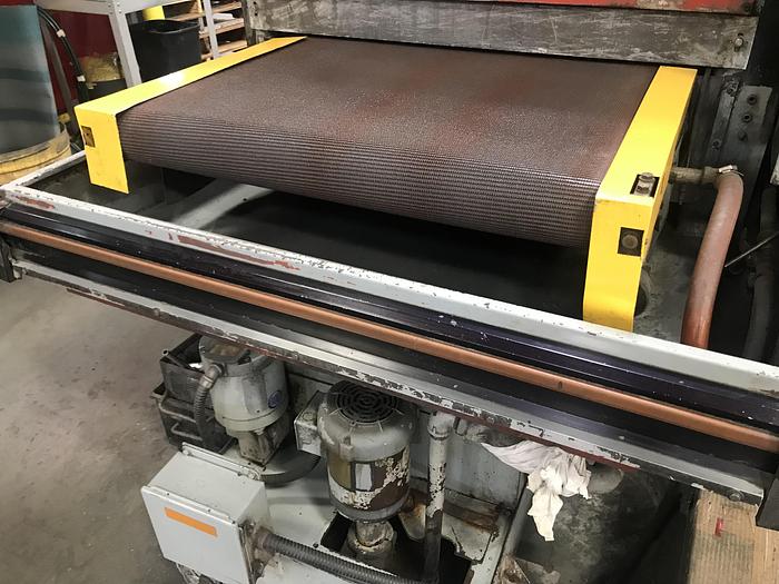 Used 37" AEM Model 501-37 Wet Grinding/Graining Machine